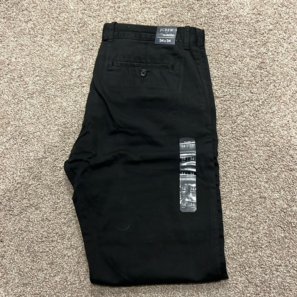 Jcrew factory slim pants in charcoal dust 34x34
